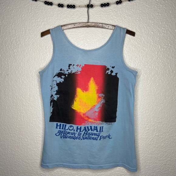 Vintage 90’s Hilo, Hawaii Volcanos National Park Tank Top - Picture 4 of 5